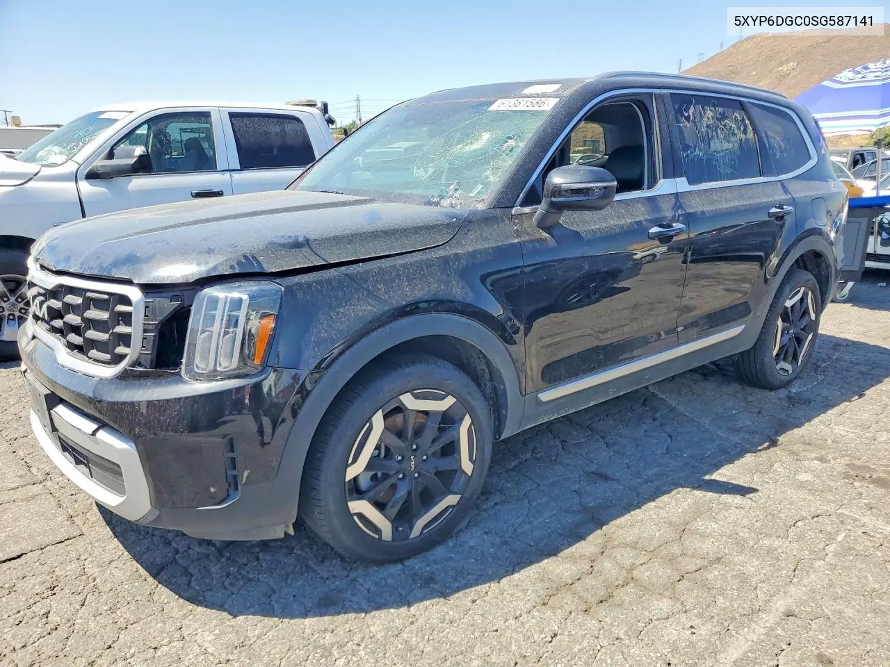 2025 Kia Telluride S VIN: 5XYP6DGC0SG587141 Lot: 61381586