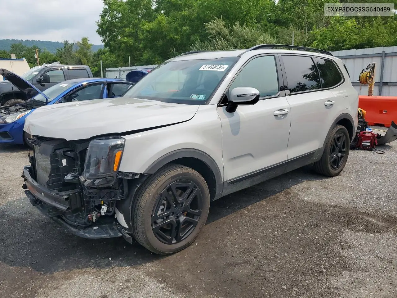 2025 Kia Telluride Ex X-Line VIN: 5XYP3DGC9SG640489 Lot: 61490636