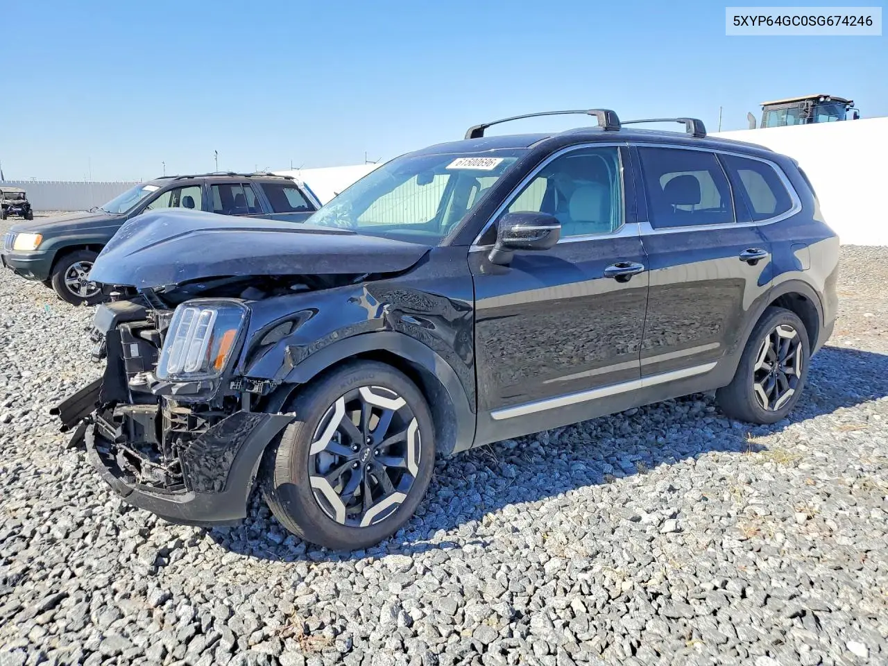 2025 Kia Telluride S VIN: 5XYP64GC0SG674246 Lot: 61500696