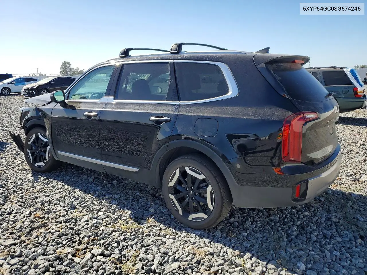 2025 Kia Telluride S VIN: 5XYP64GC0SG674246 Lot: 61500696