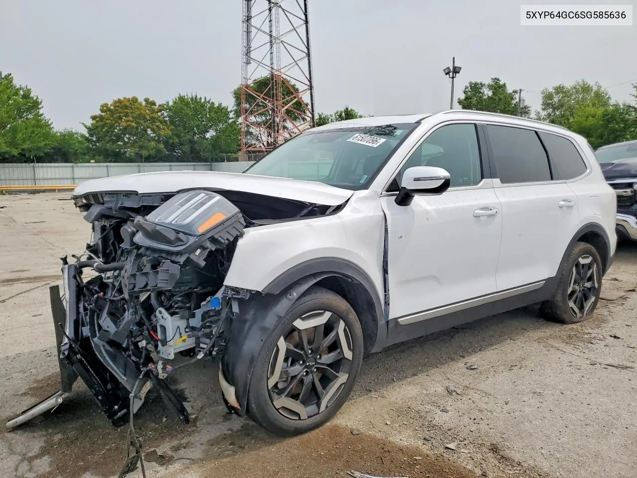 2025 Kia Telluride S VIN: 5XYP64GC6SG585636 Lot: 61507096