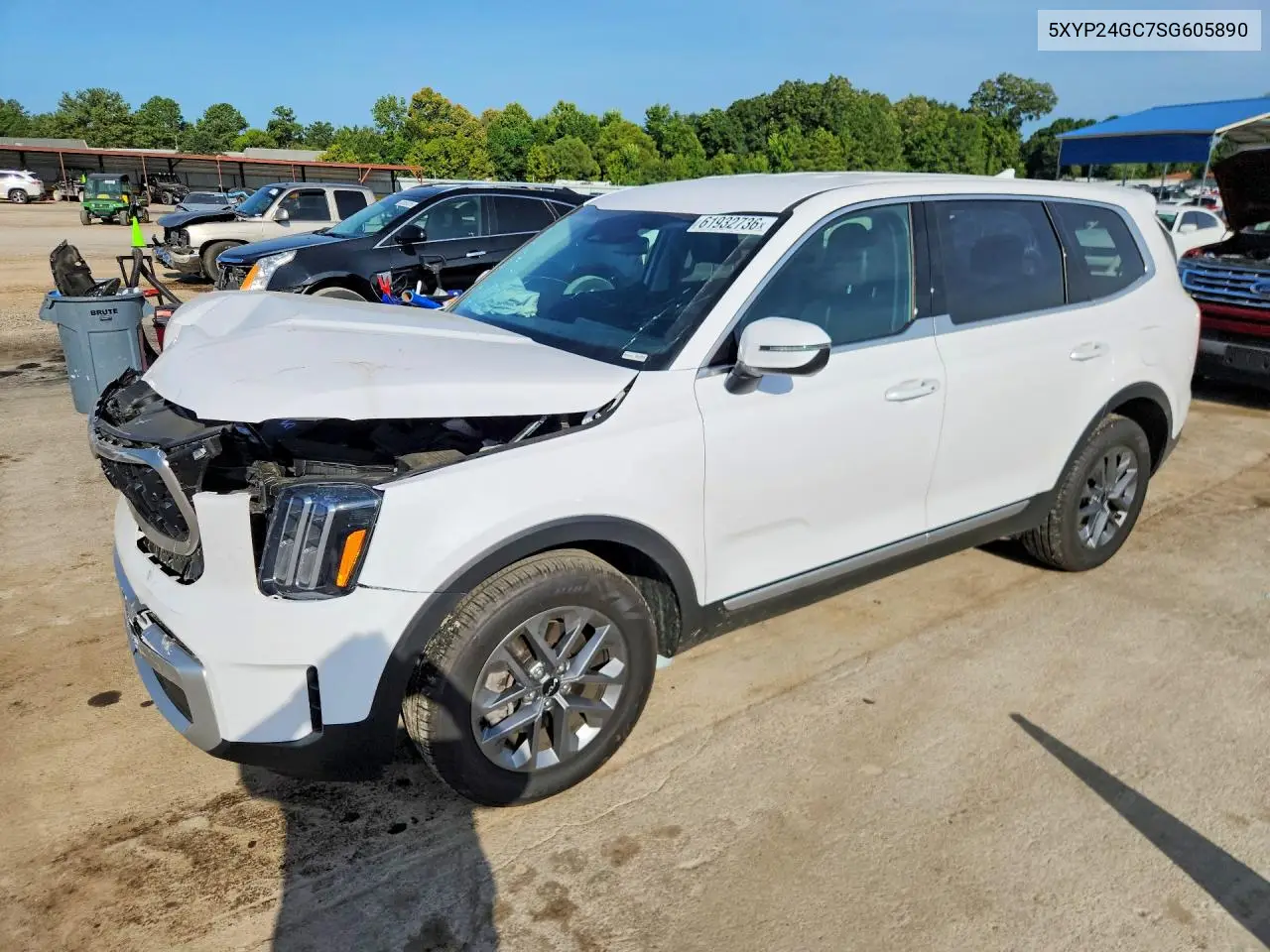 2025 Kia Telluride Lx VIN: 5XYP24GC7SG605890 Lot: 61932736