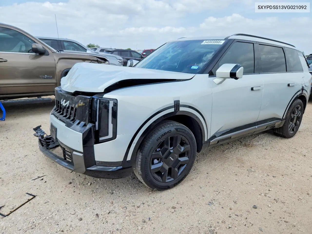 2027 Kia Telluride Sx VIN: 5XYPD5S13VG021092 Lot: 54003866