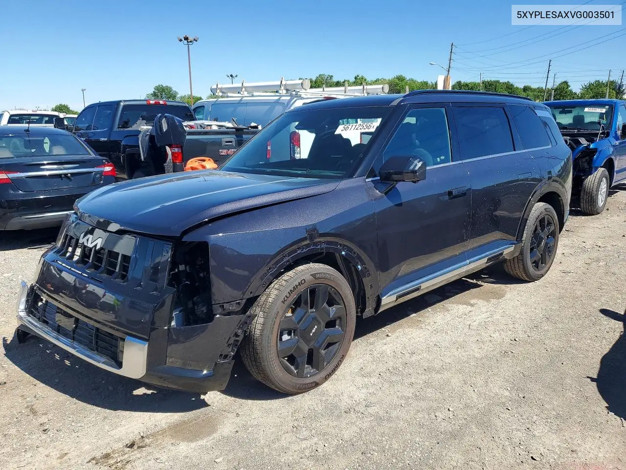 2027 Kia Telluride Hybrid Sx-Prestige VIN: 5XYPLESAXVG003501 Lot: 56112556