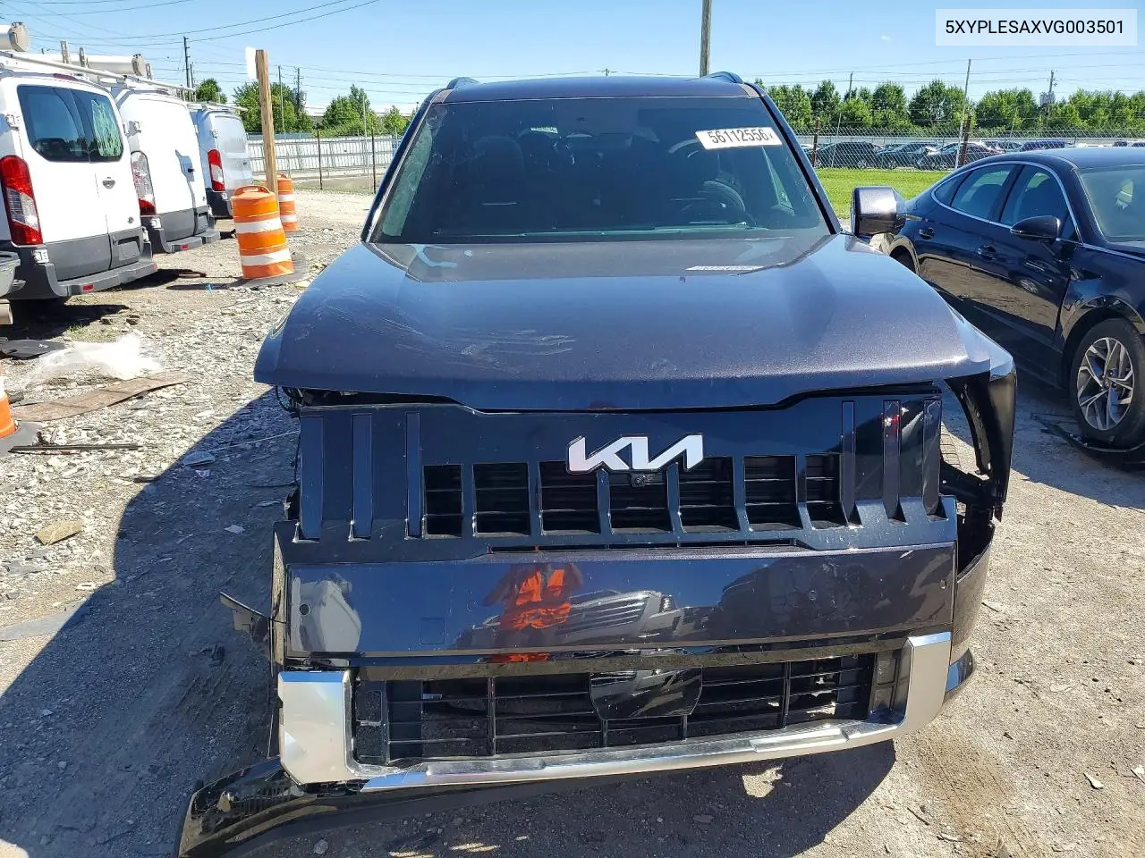 2027 Kia Telluride Hybrid Sx-Prestige VIN: 5XYPLESAXVG003501 Lot: 56112556