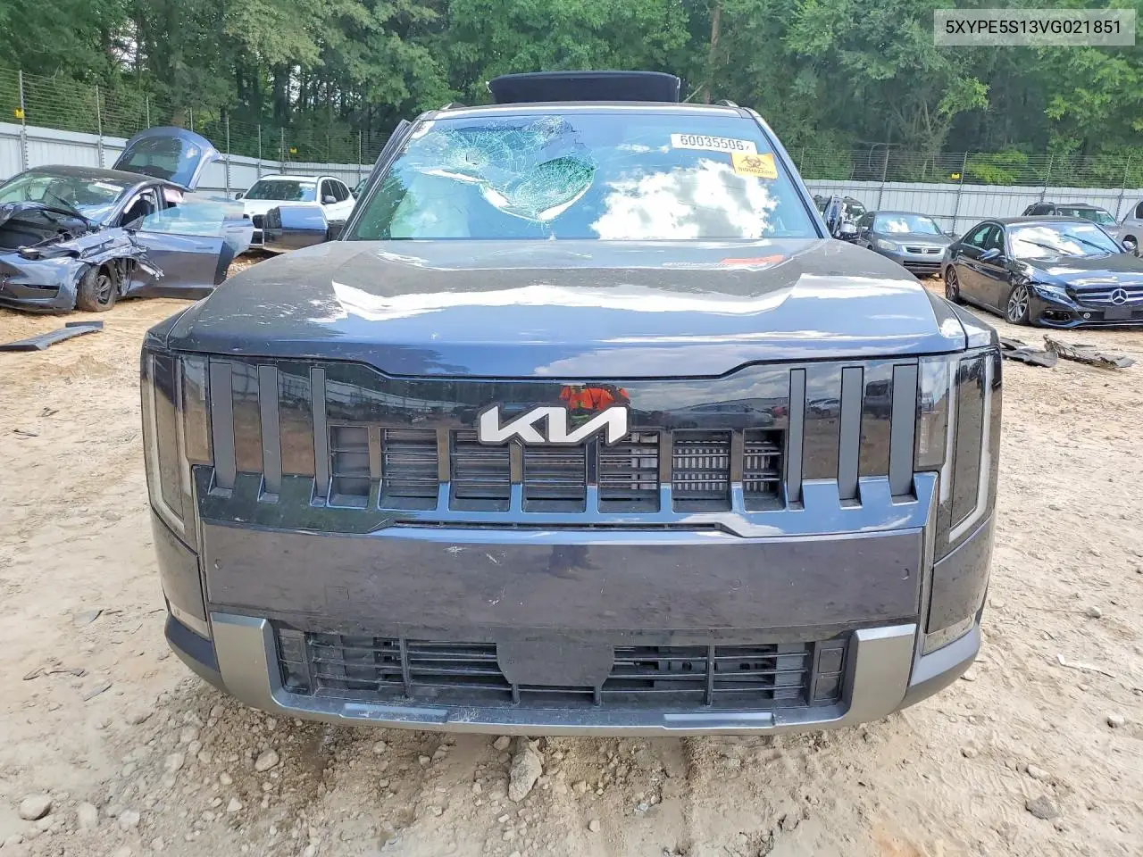 2027 Kia Telluride S VIN: 5XYPE5S13VG021851 Lot: 60035506