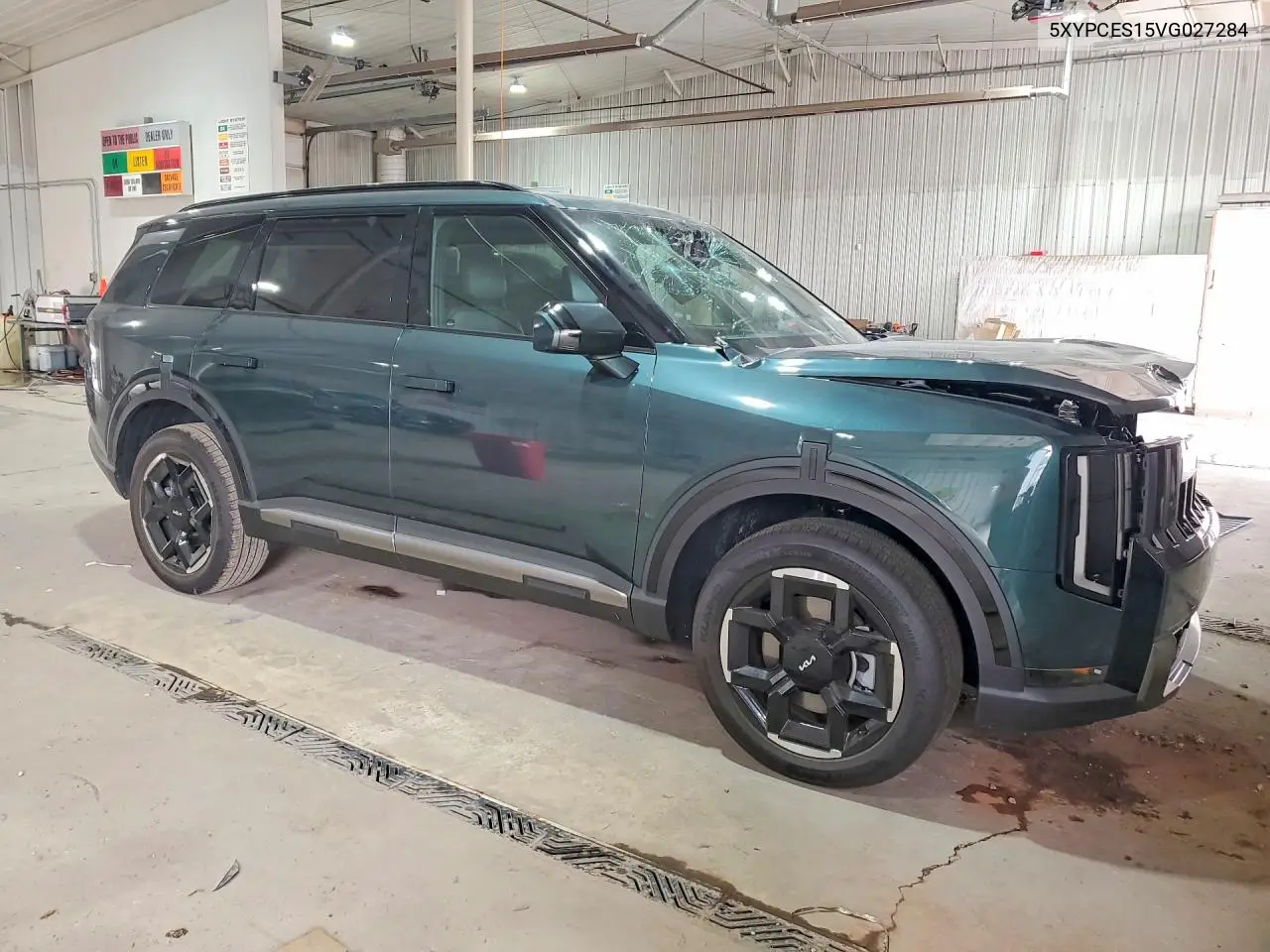 2027 Kia Telluride Ex VIN: 5XYPCES15VG027284 Lot: 61410256