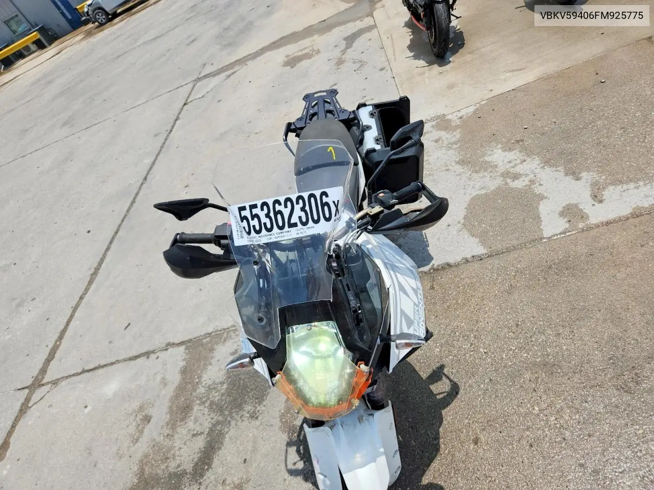 2015 Ktm 1290 VIN: VBKV59406FM925775 Lot: 55362306
