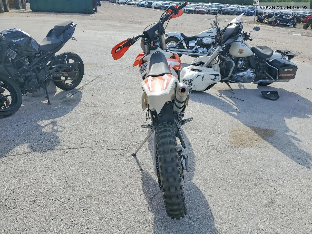 2016 Ktm 300 VIN: VBKXN230GM378192 Lot: 60640466