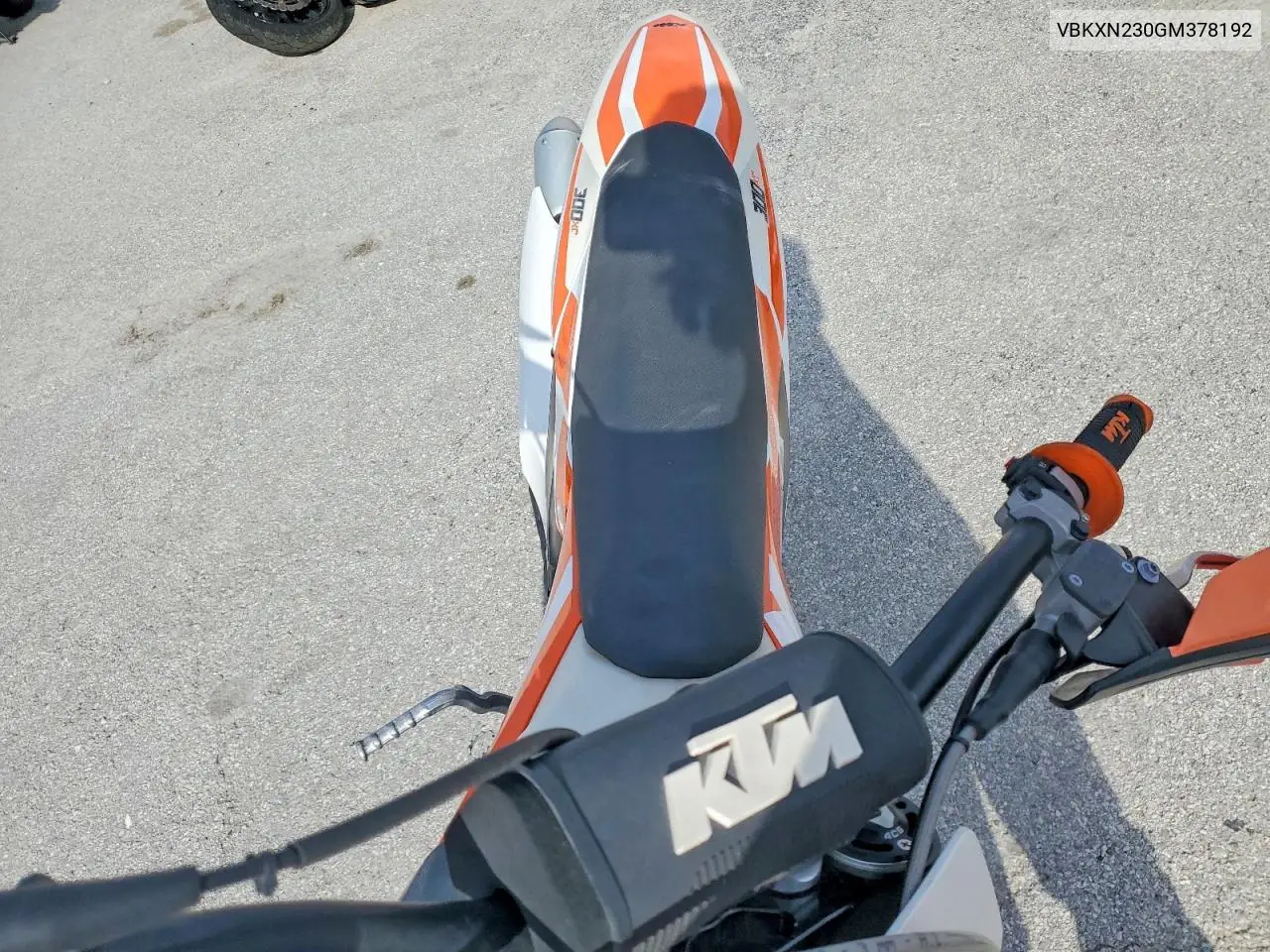2016 Ktm 300 VIN: VBKXN230GM378192 Lot: 60640466