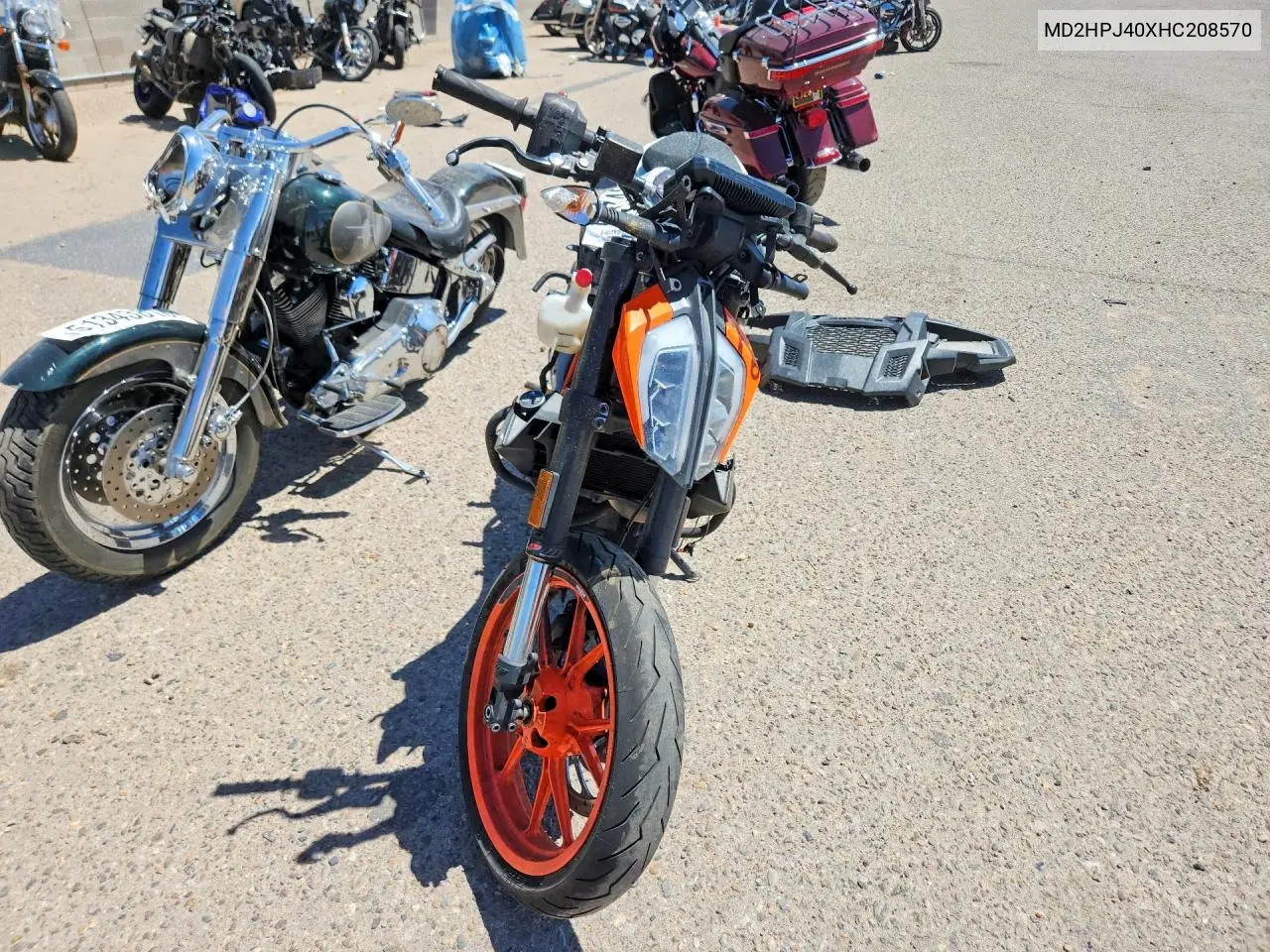 2017 Ktm 390 Duke VIN: MD2JPJ40XHC208570 Lot: 53742846