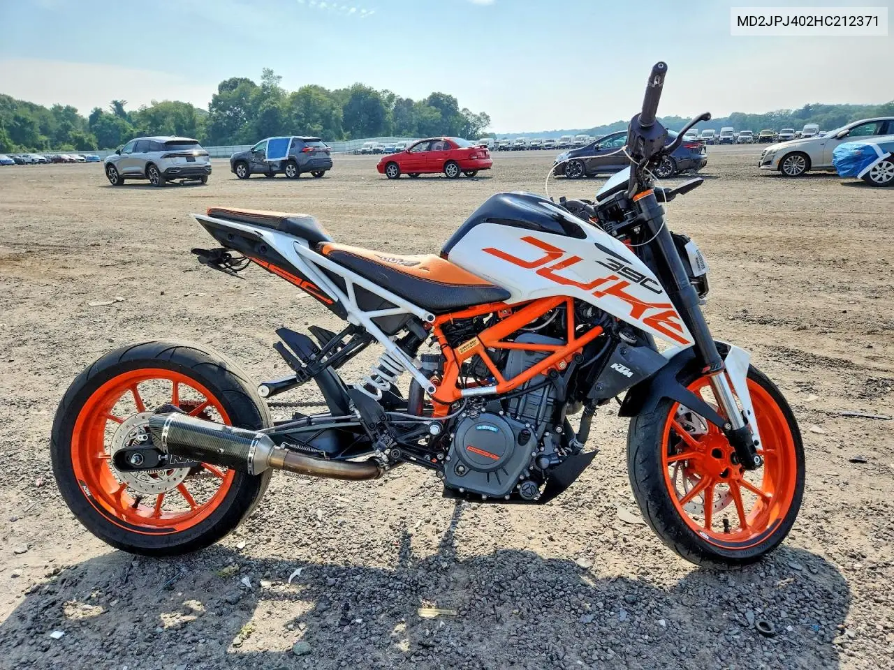 2017 Ktm 390 Duke VIN: MD2JPJ402HC212371 Lot: 61046596
