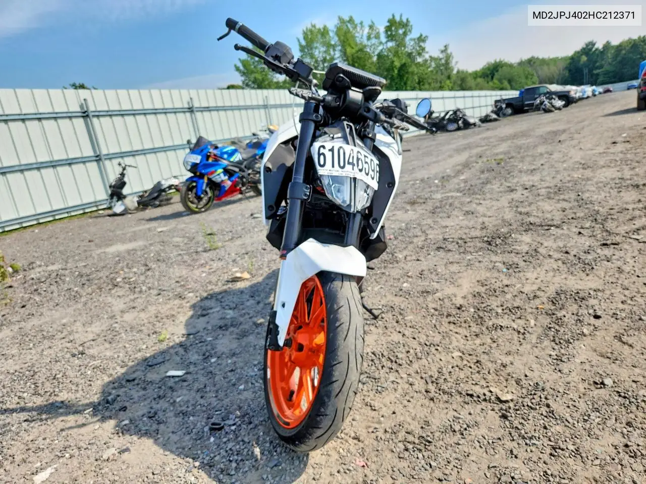 2017 Ktm 390 Duke VIN: MD2JPJ402HC212371 Lot: 61046596