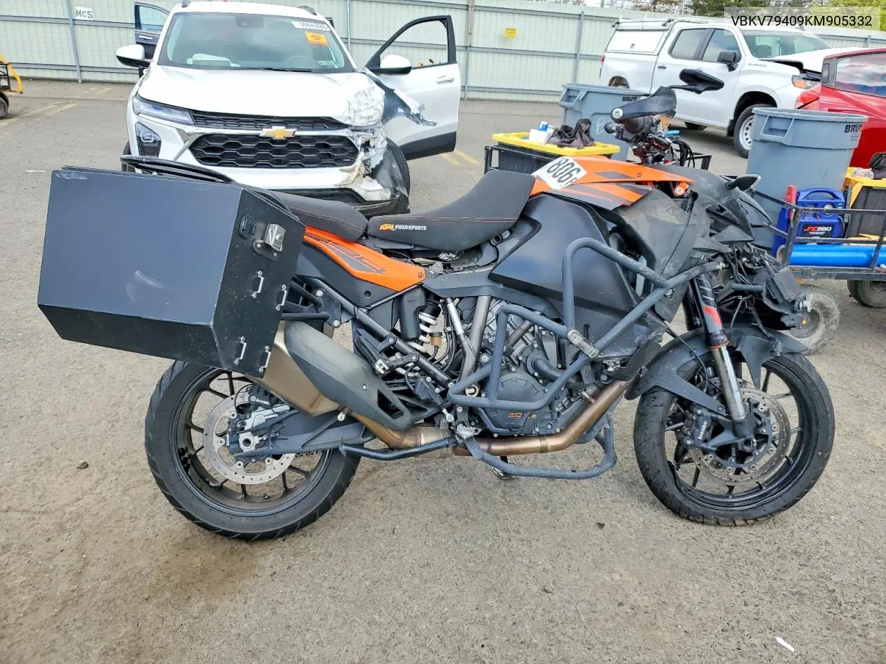 2019 Ktm 1290 Super Adventure S VIN: VBKV79409KM905332 Lot: 50457806