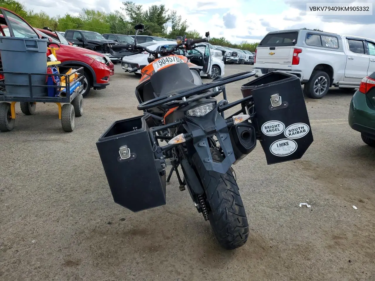 2019 Ktm 1290 Super Adventure S VIN: VBKV79409KM905332 Lot: 50457806