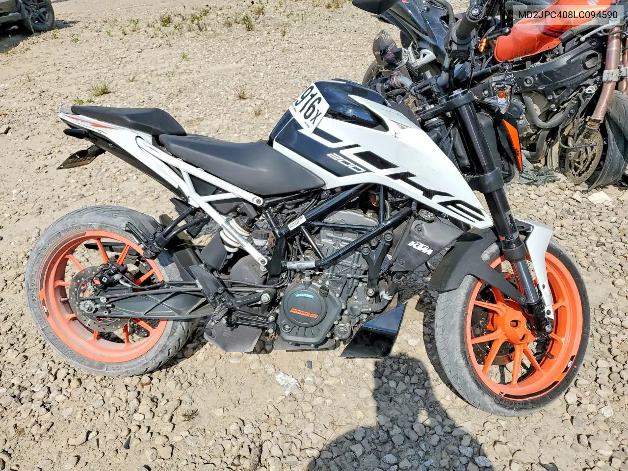 2020 Ktm 200 Duke VIN: MD2JPC408LC094590 Lot: 50762916