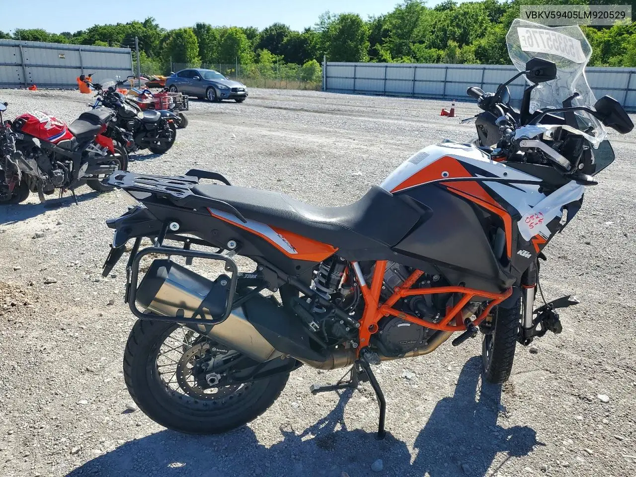 2020 Ktm 1290 Super Adventure R VIN: VBKV59405LM920529 Lot: 53355776