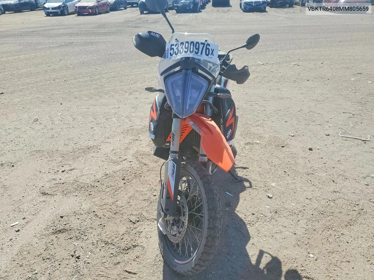 2021 Ktm 890 Adventure R VIN: VBKTR6408MM805659 Lot: 53390976