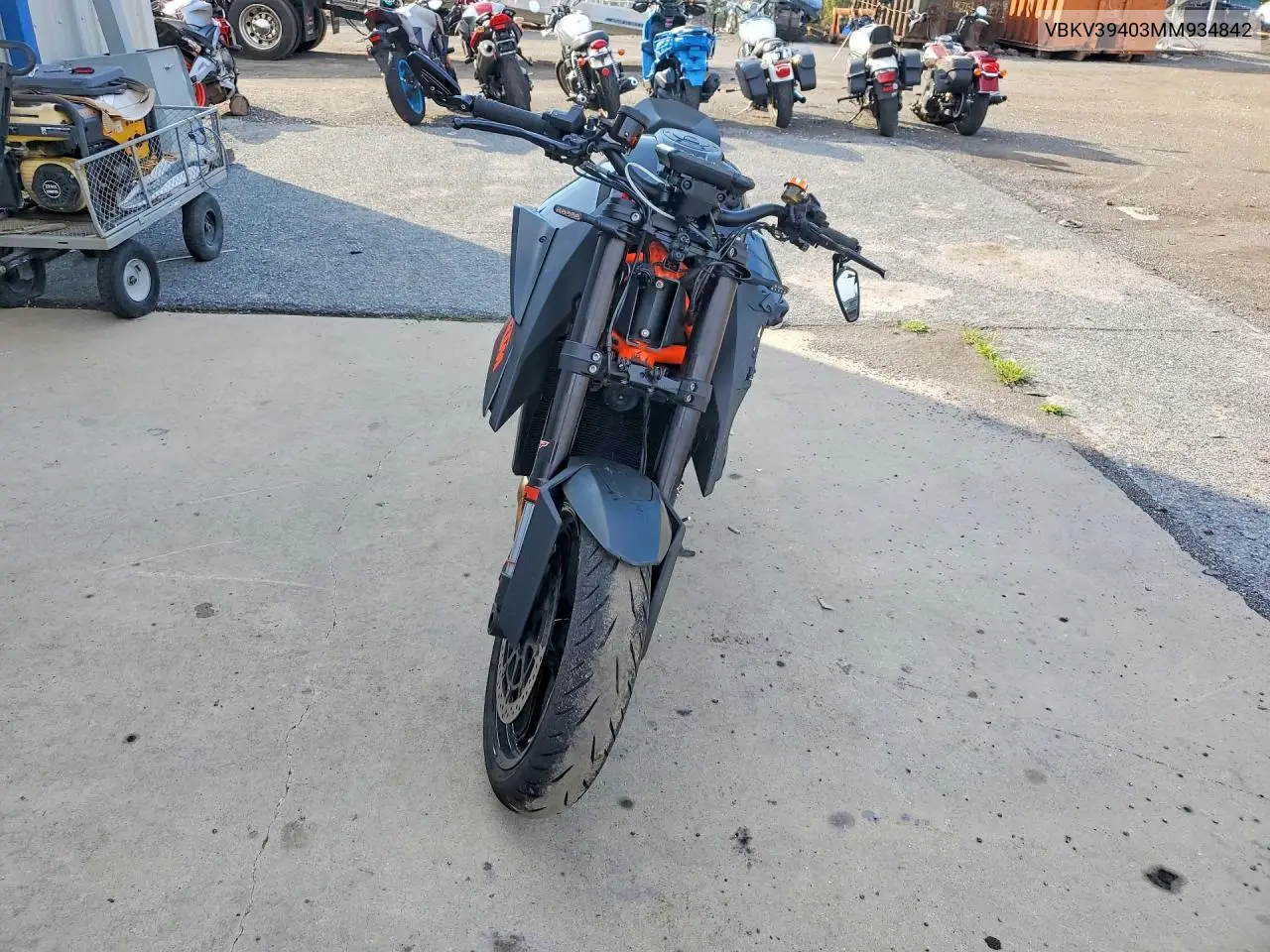 2021 Ktm 1290 Super Duke R VIN: VBKV39403MM934842 Lot: 59723386