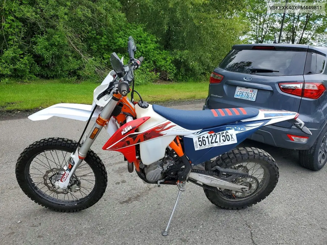 2023 Ktm 500 Exc-F Six Days VIN: VBKEXK40XPM449811 Lot: 56122756