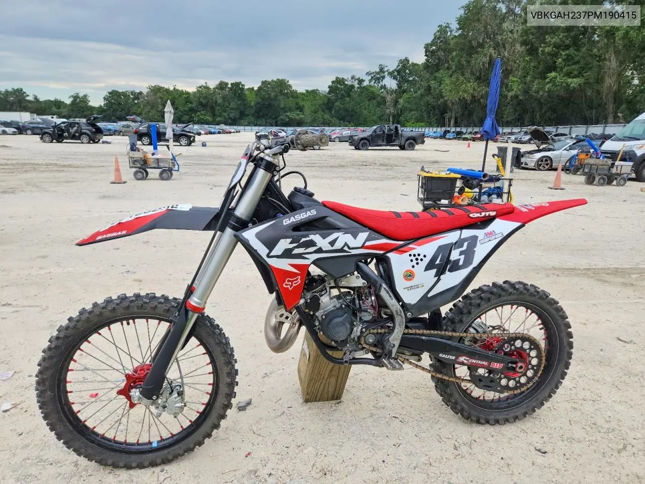 2023 Ktm 125 Cc VIN: VBKGAH237PM190415 Lot: 56188236