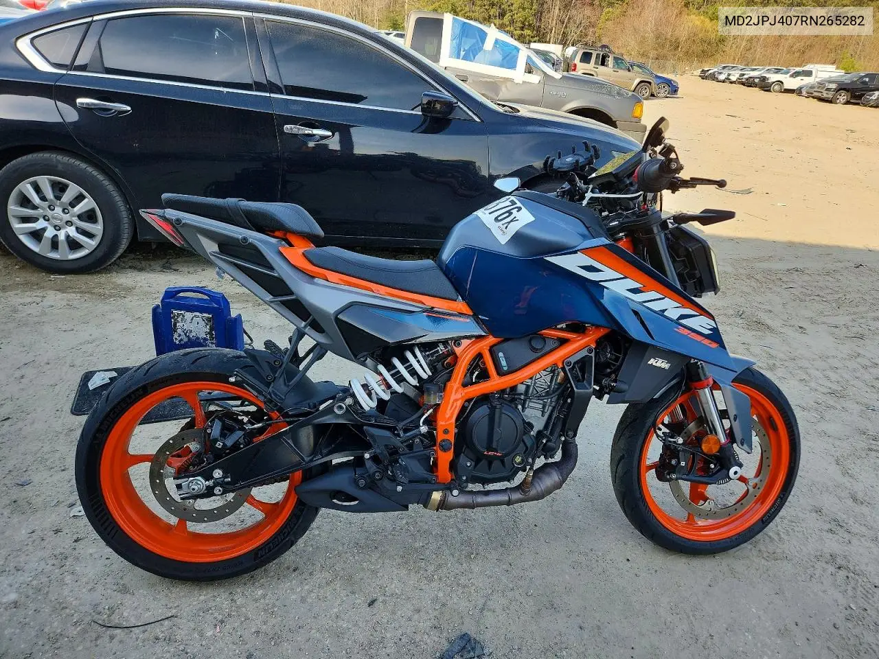2024 Ktm 390 Duke VIN: MD2JPJ407RN265282 Lot: 47881876