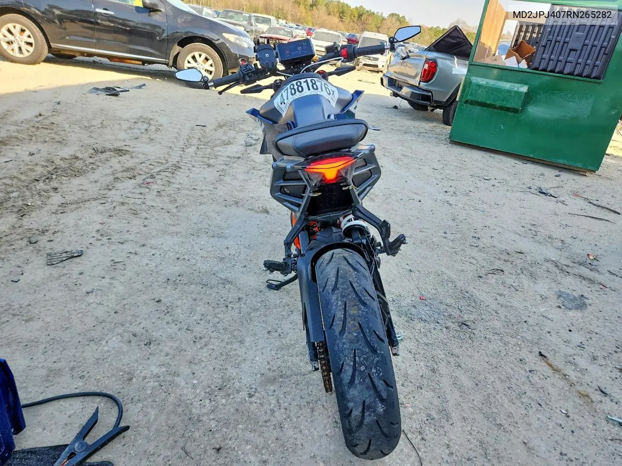 2024 Ktm 390 Duke VIN: MD2JPJ407RN265282 Lot: 47881876