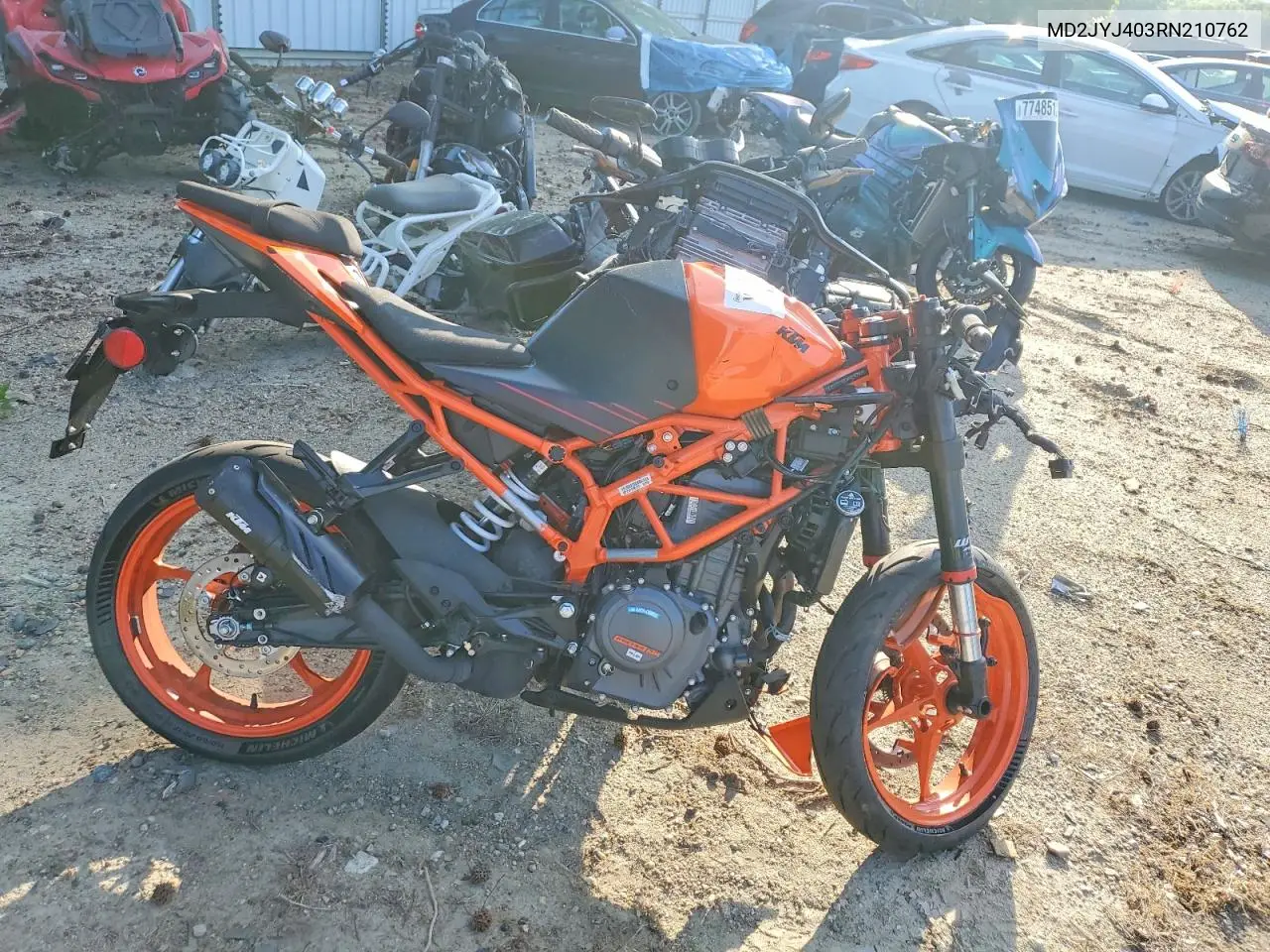 2024 Ktm 390 Adv VIN: MD2JYJ403RN210762 Lot: 50992296