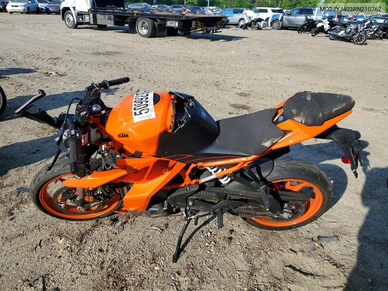 2024 Ktm 390 Adv VIN: MD2JYJ403RN210762 Lot: 50992296