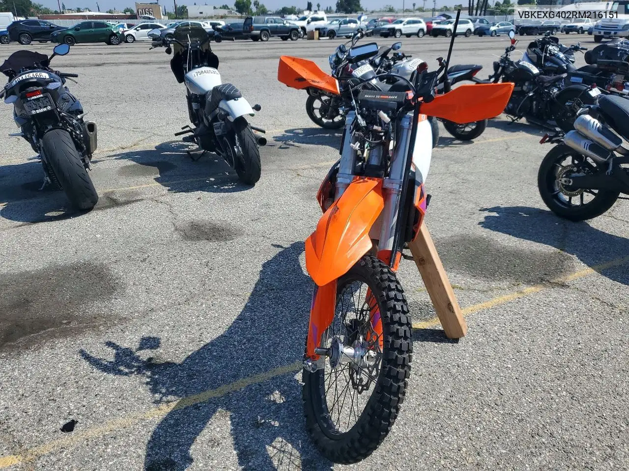 2024 Ktm Enduro VIN: VBKEXG402RM216151 Lot: 51128736