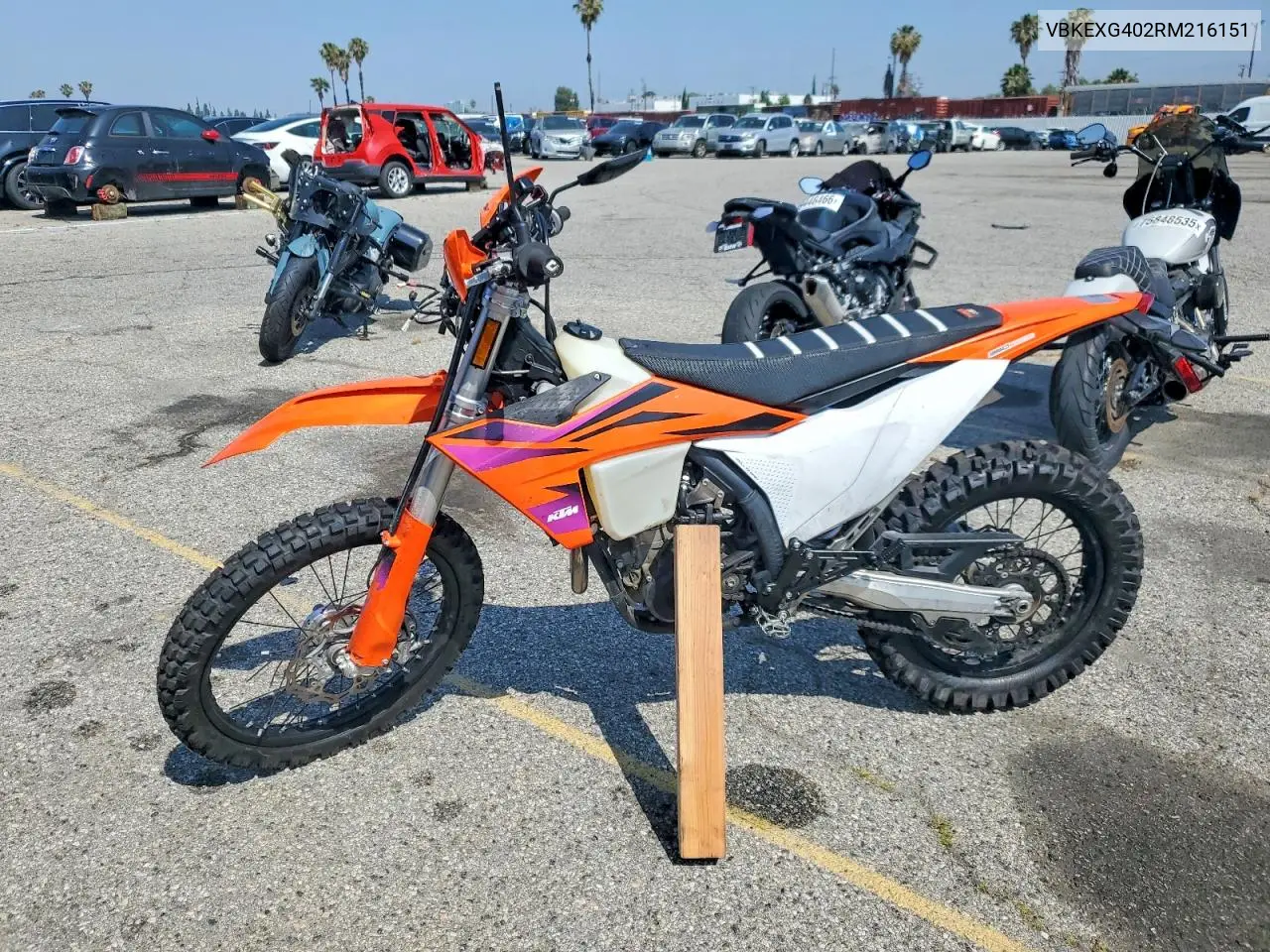 2024 Ktm Enduro VIN: VBKEXG402RM216151 Lot: 51128736
