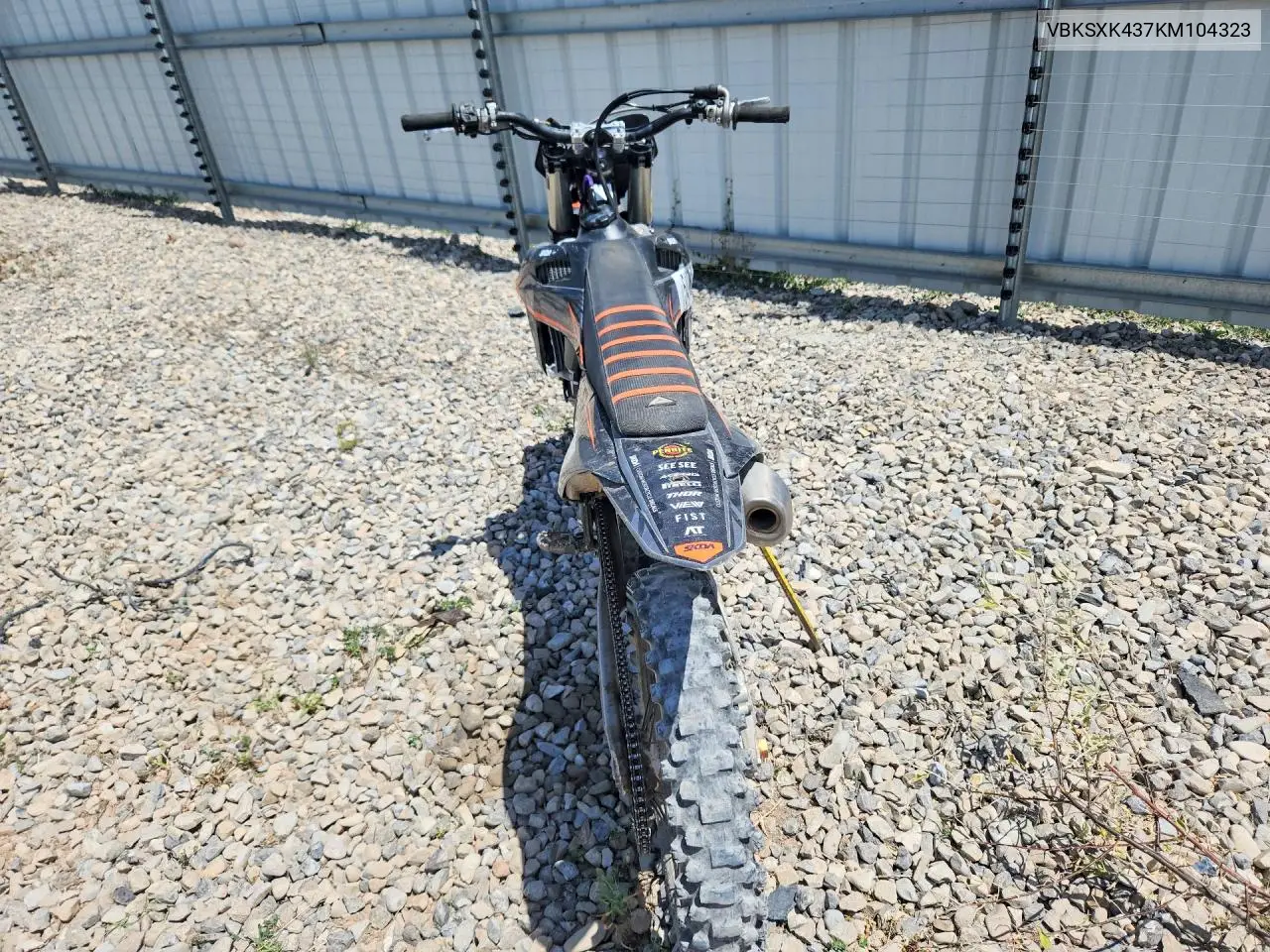 2019 Ktm 250 Sx-F VIN: VBKSXK437KM104323 Lot: 54995156
