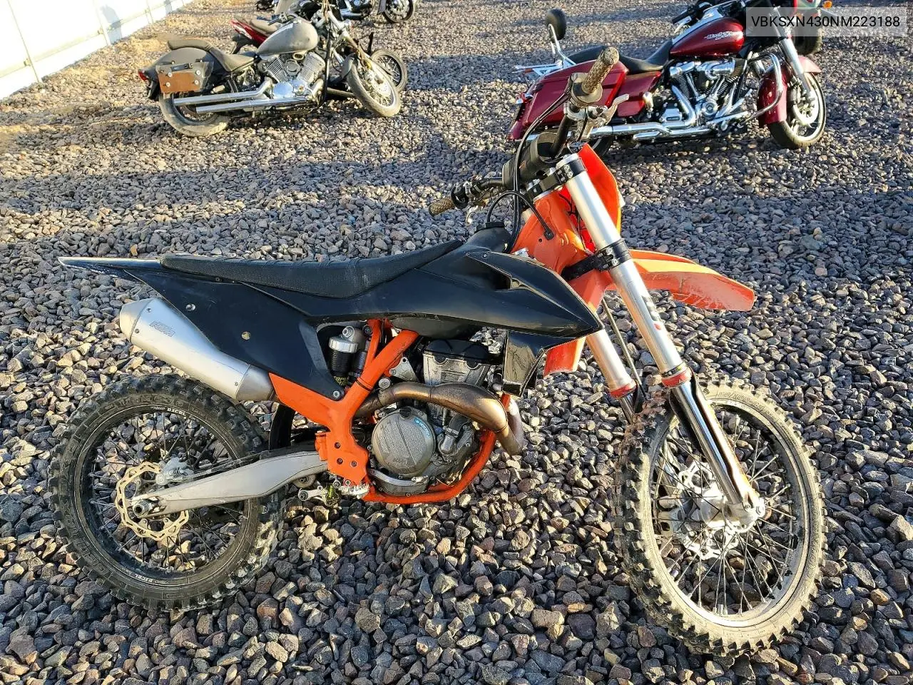 2022 Ktm 350 Sx-F VIN: VBKSXN430NM223188 Lot: 76571165