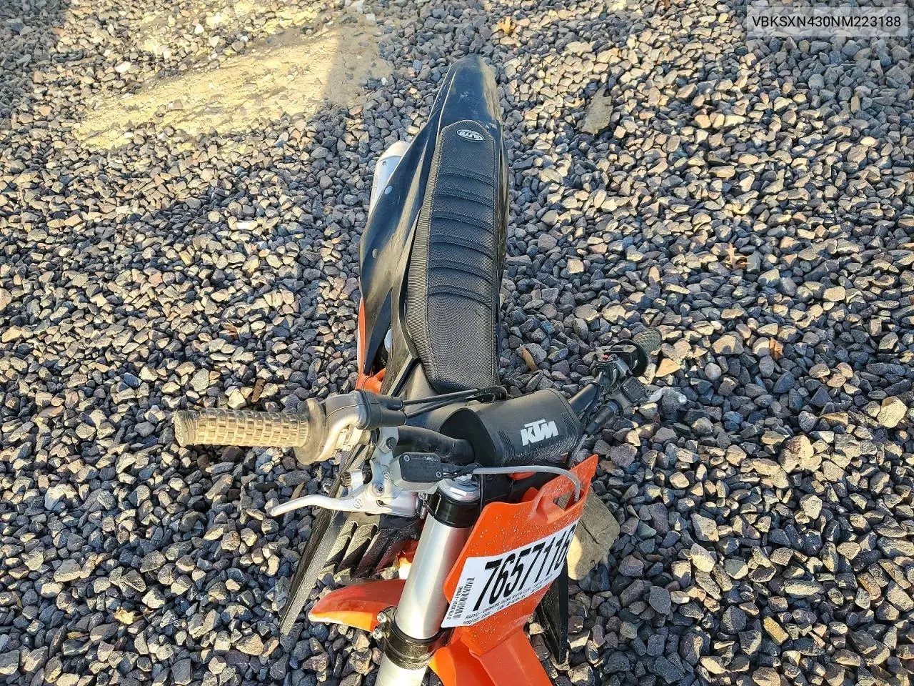 2022 Ktm 350 Sx-F VIN: VBKSXN430NM223188 Lot: 76571165