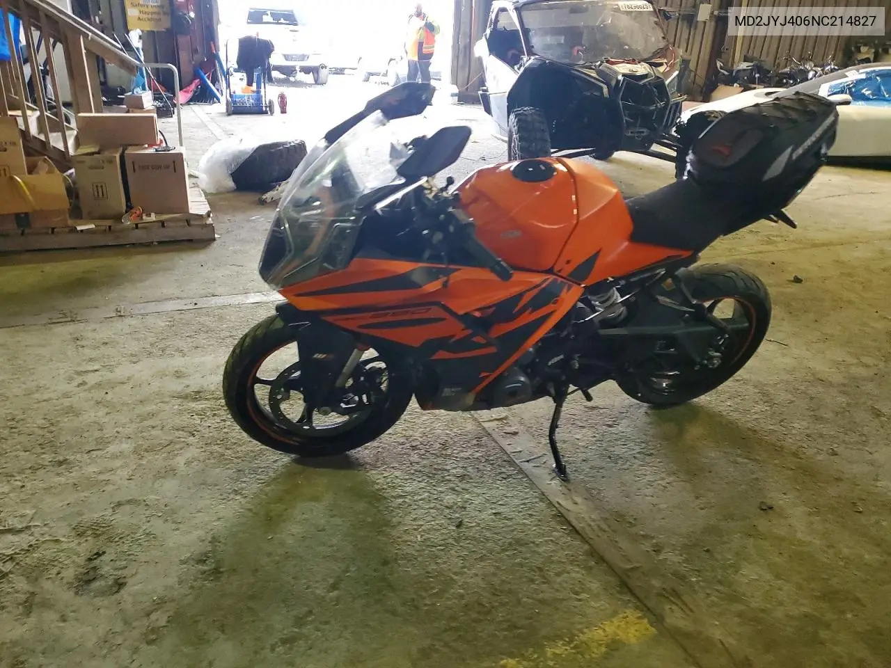 2022 Ktm 390 Rc VIN: MD2JYJ406NC214827 Lot: 77974825