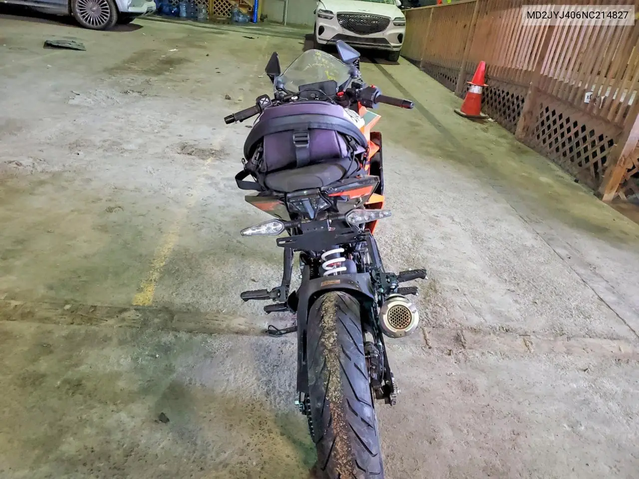 2022 Ktm 390 Rc VIN: MD2JYJ406NC214827 Lot: 77974825