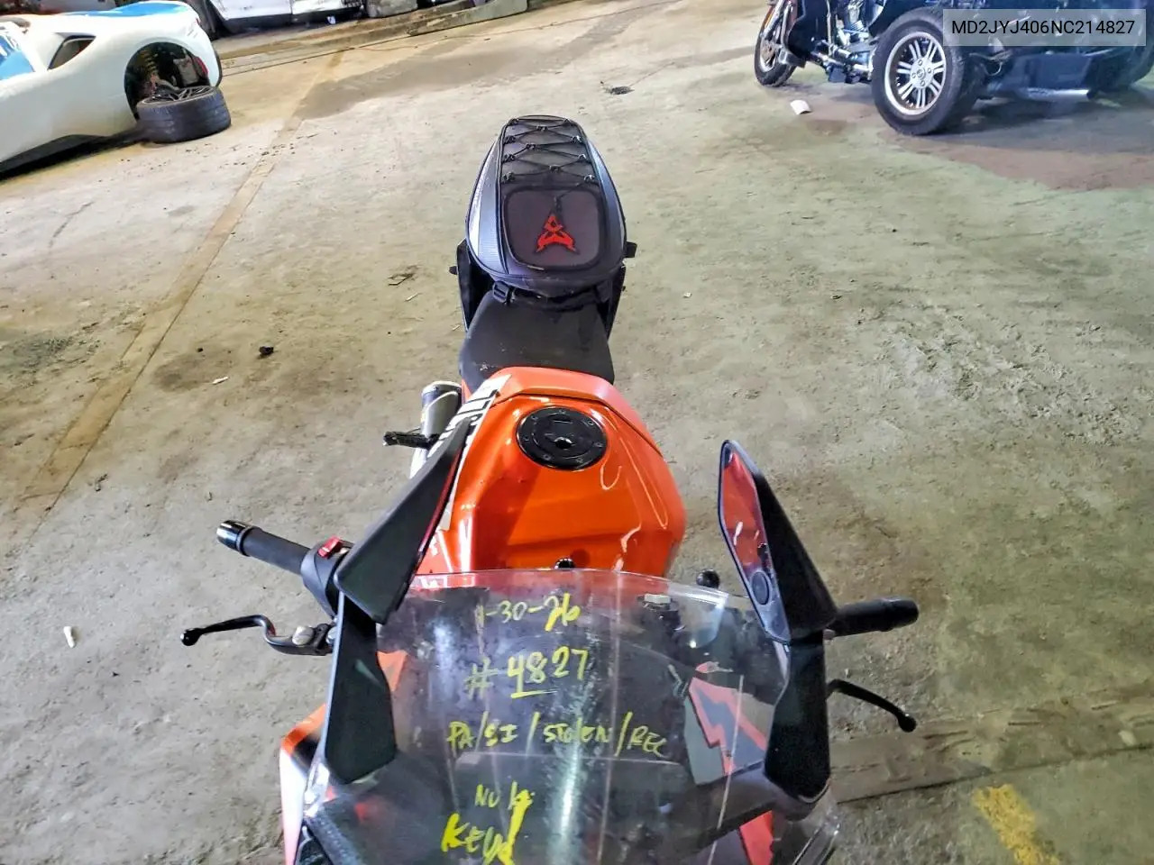 2022 Ktm 390 Rc VIN: MD2JYJ406NC214827 Lot: 77974825