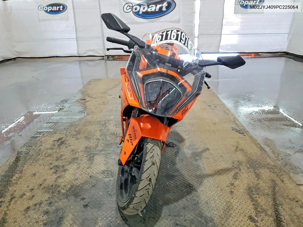 2023 Ktm 390 Rc VIN: MD2JYJ409PC225064 Lot: 61161976