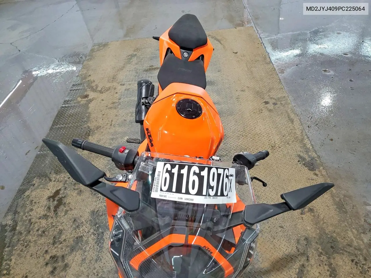 2023 Ktm 390 Rc VIN: MD2JYJ409PC225064 Lot: 61161976