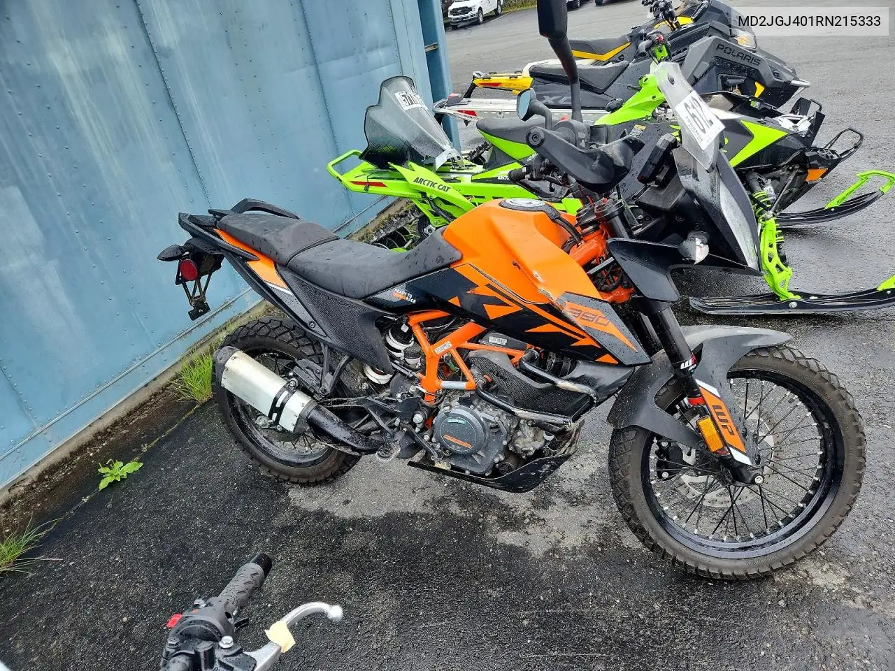 2024 Ktm 390 Adventure VIN: MD2JGJ401RN215333 Lot: 61215926