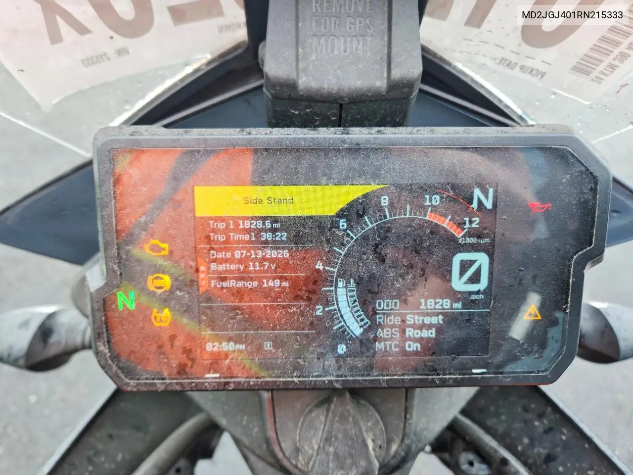 2024 Ktm 390 Adventure VIN: MD2JGJ401RN215333 Lot: 61215926