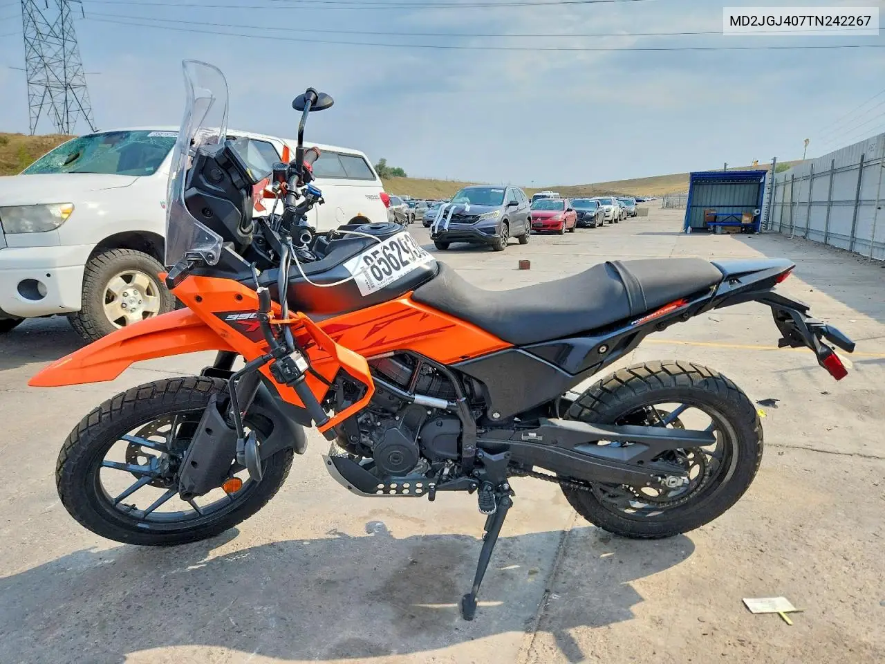 2026 Ktm 390 Adventure VIN: MD2JGJ407TN242267 Lot: 85629305