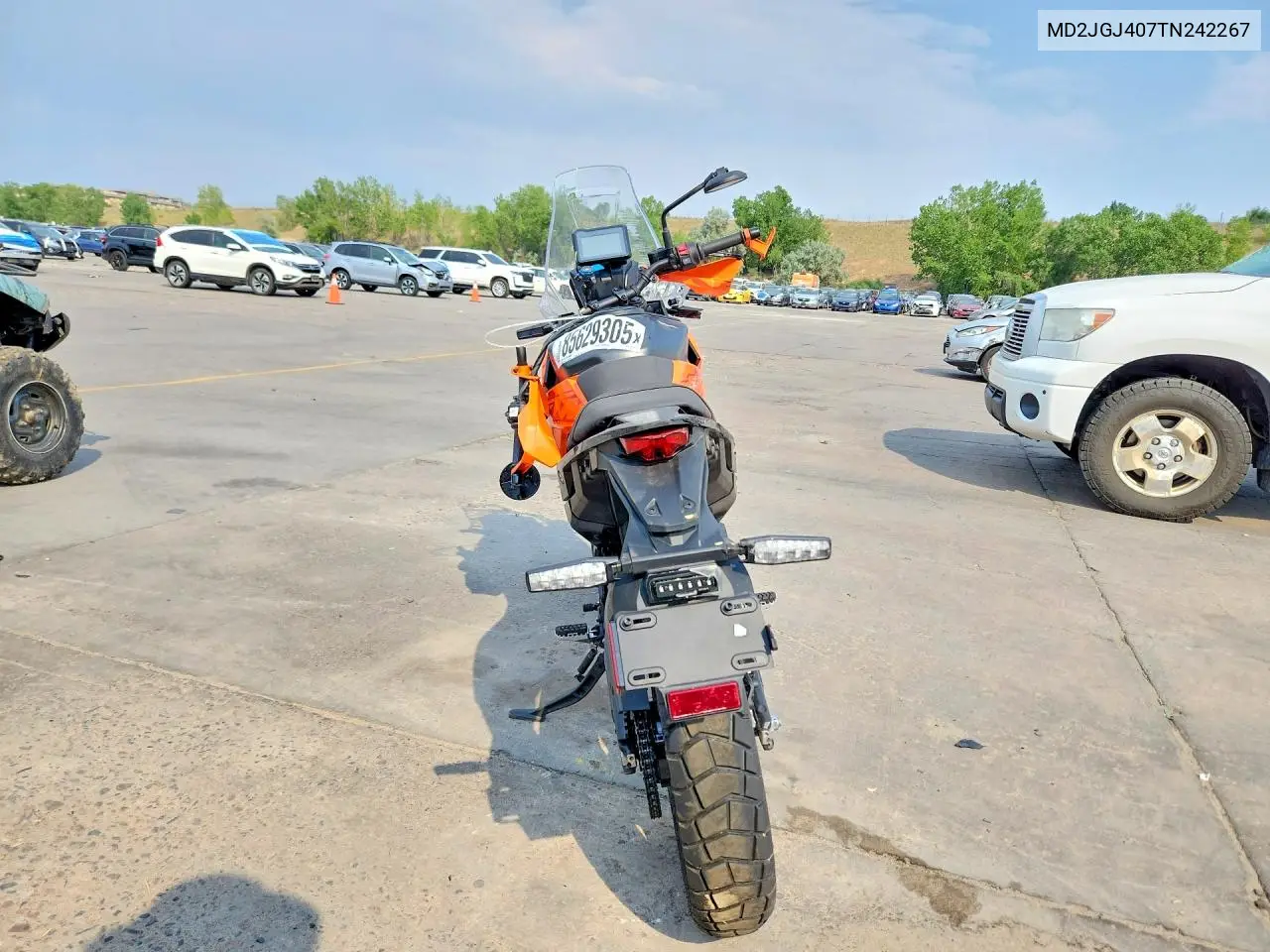 2026 Ktm 390 Adventure VIN: MD2JGJ407TN242267 Lot: 85629305