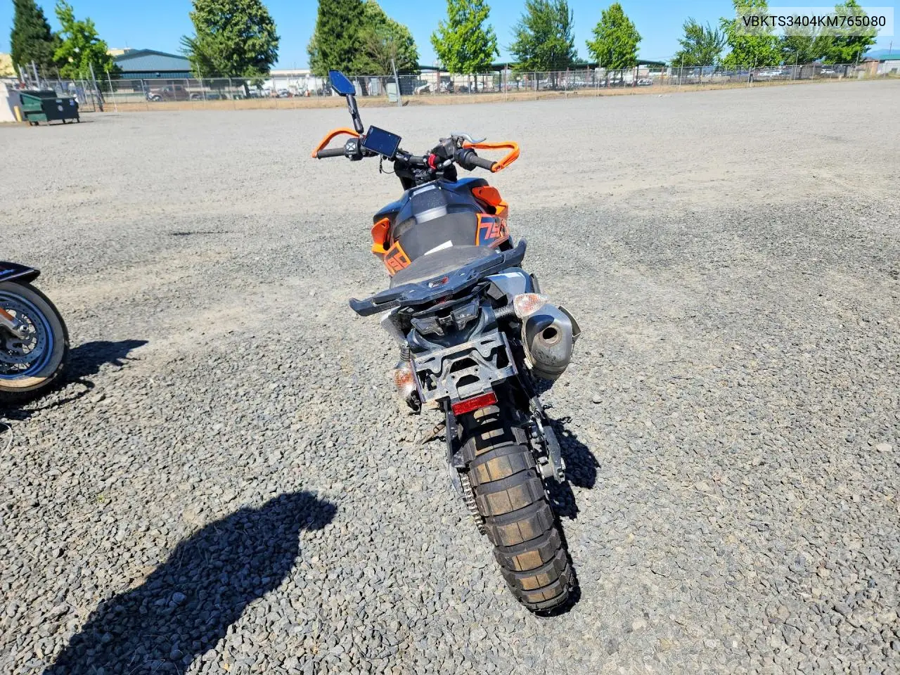 2019 Ktm 790 Adventure VIN: VBKTS3404KM765080 Lot: 57065316