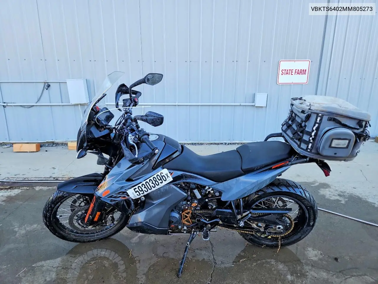 2021 Ktm 890 Adventure VIN: VBKTS6402MM805273 Lot: 59303896