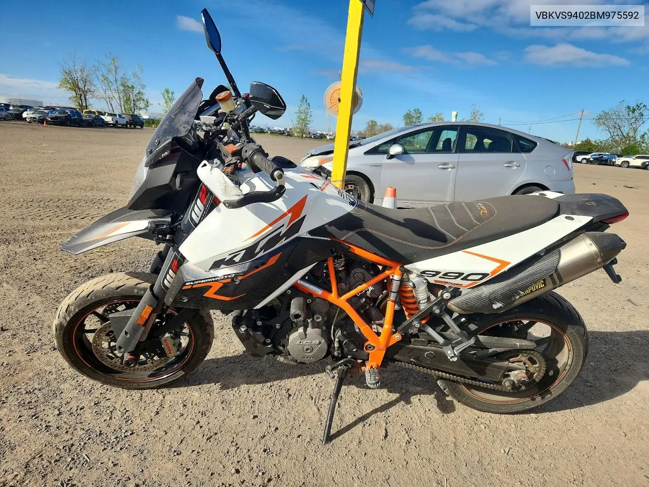 2011 Ktm 990 Supermoto VIN: VBKVS9402BM975592 Lot: 53874706