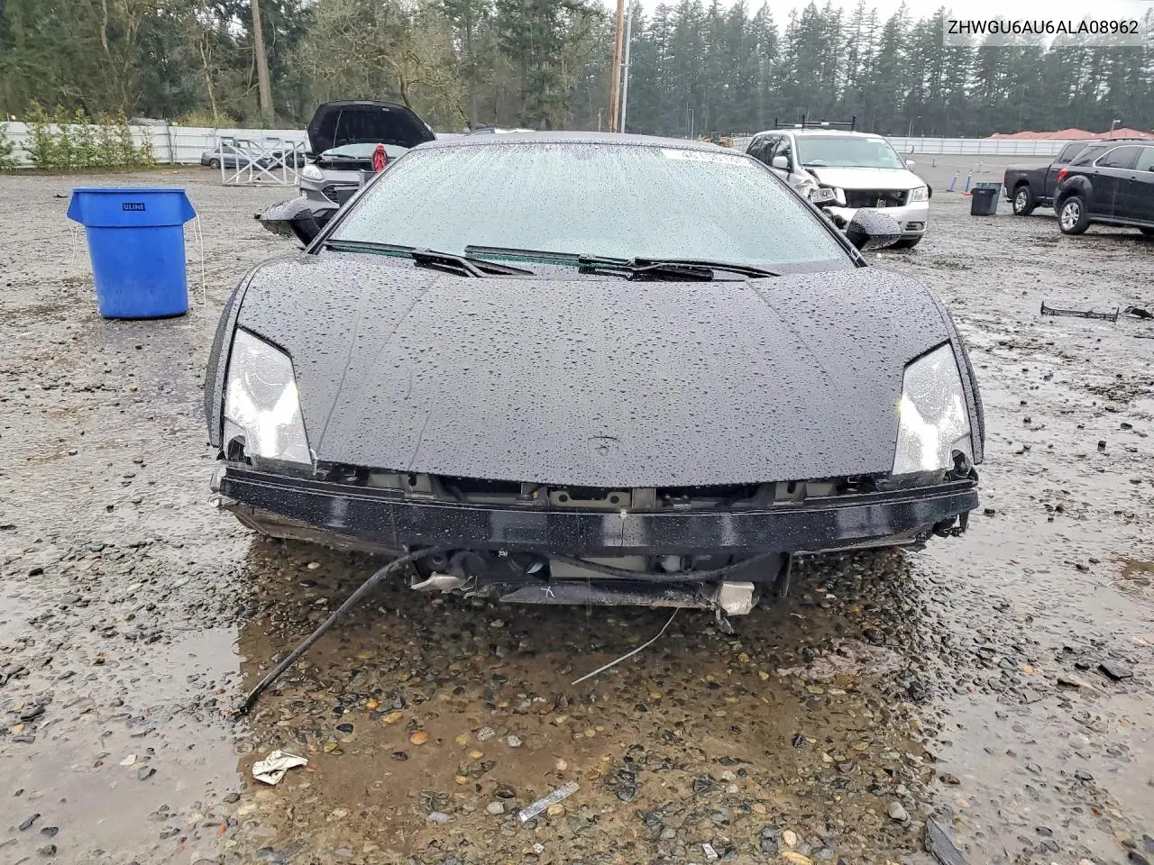 2010 Lamborghini Gallardo Spyder VIN: ZHWGU6AU6ALA08962 Lot: 46156146