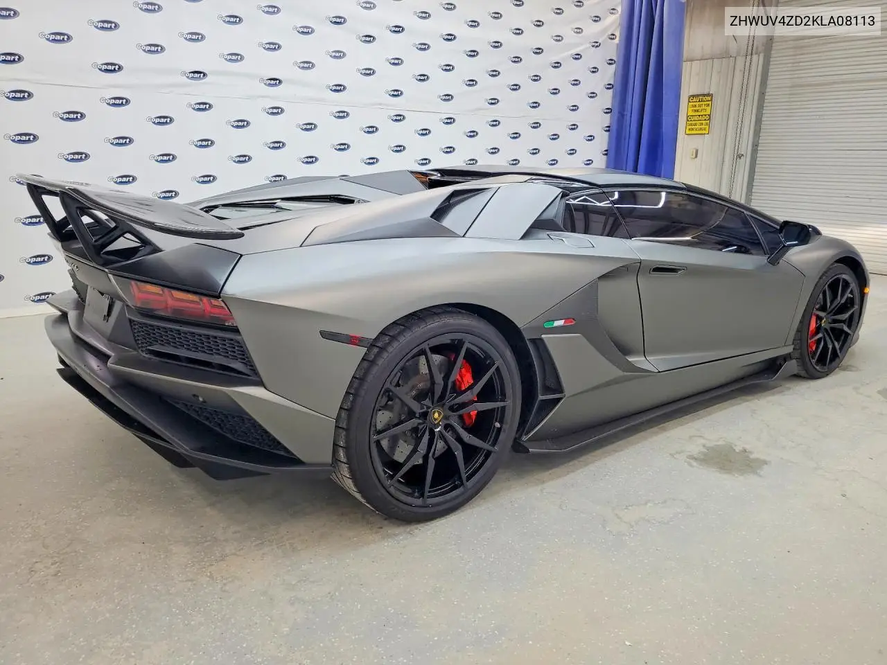 2019 Lamborghini Aventador S VIN: ZHWUV4ZD2KLA08113 Lot: 48497956
