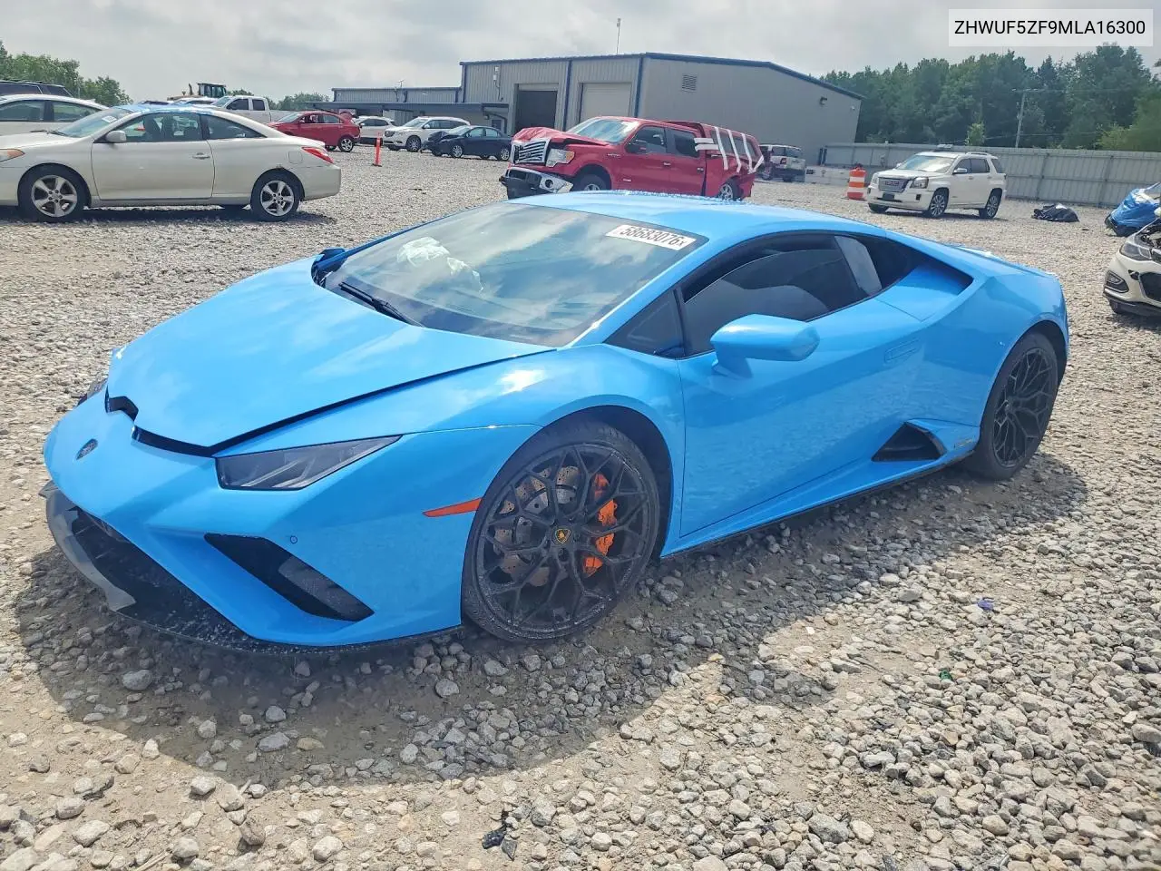 2021 Lamborghini Huracan Evo VIN: ZHWUF5ZF9MLA16300 Lot: 58683076