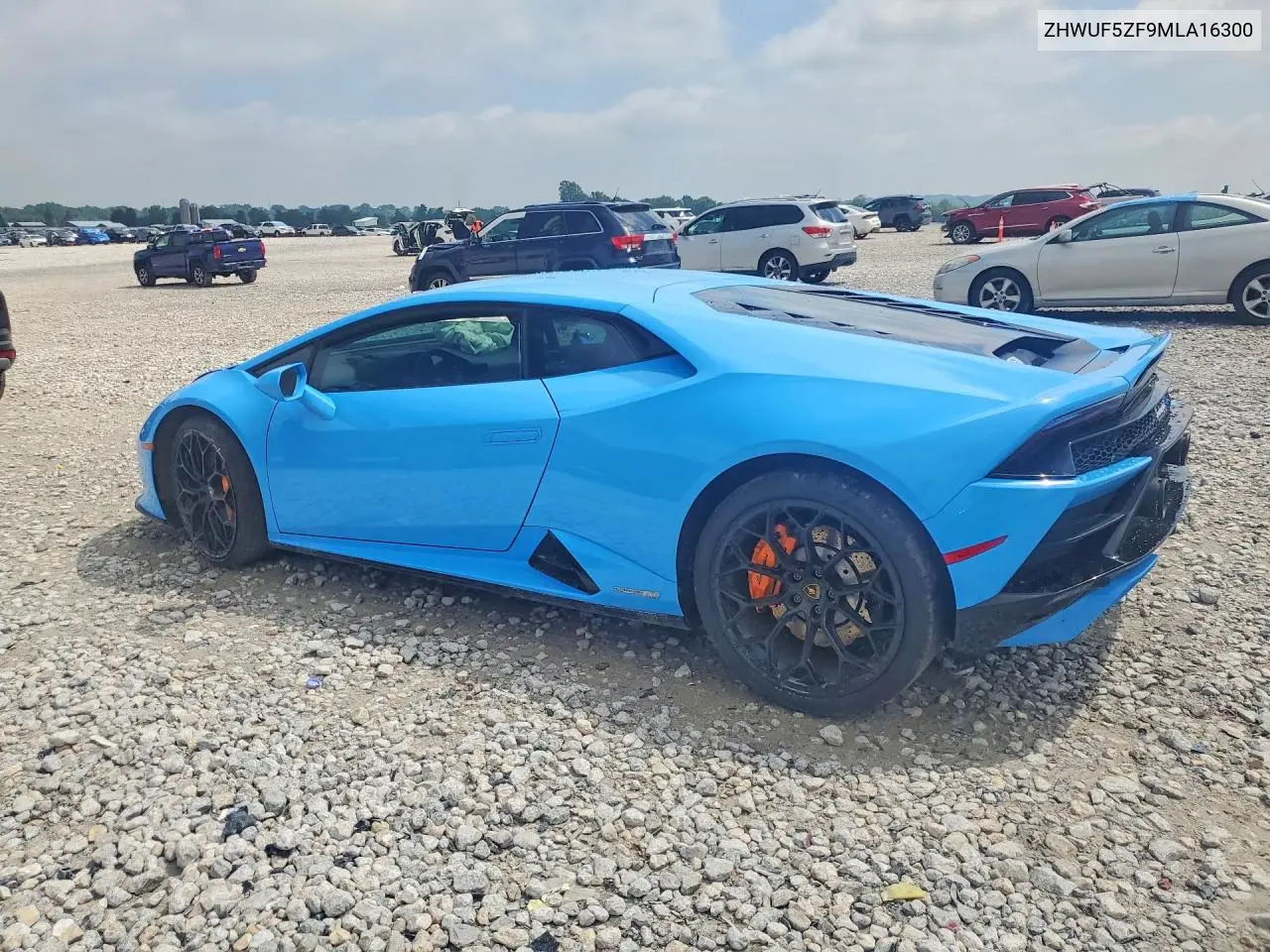 2021 Lamborghini Huracan Evo VIN: ZHWUF5ZF9MLA16300 Lot: 58683076